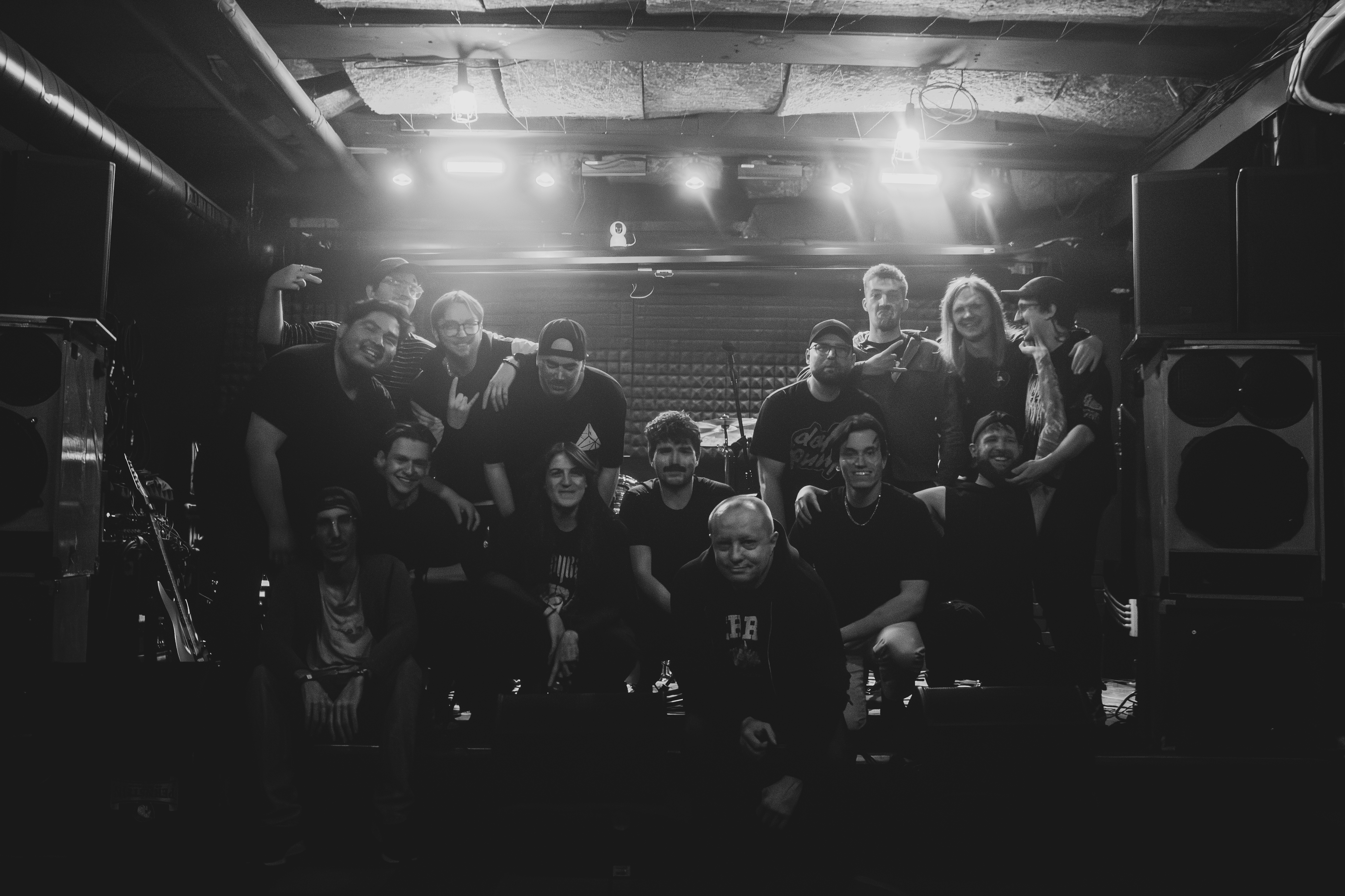 Totor with the band